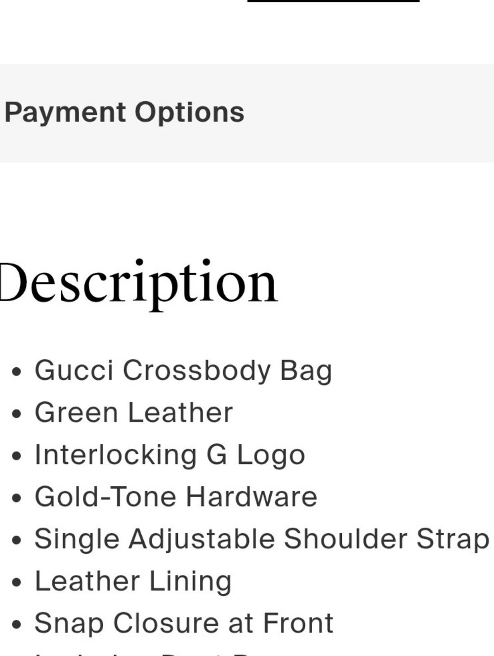 Gucci Blondie Interlocking G Green Mini Leather Crossbody Shoulder Bag - Picture 6 of 16